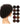Noble 14 Inch Afro Curl Wig Human Hair Frosted Colors Human Hair Wig