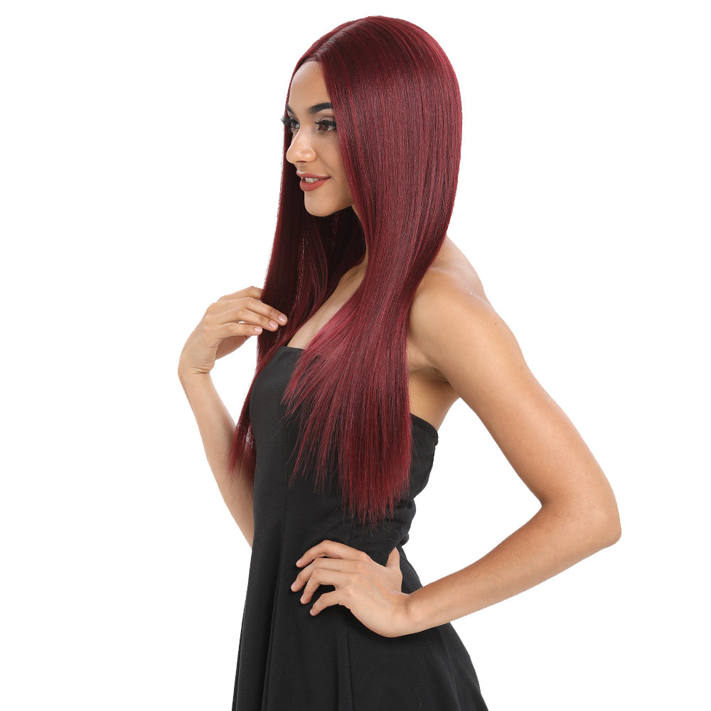 NOBLE Headline Synthetic Lace Wig like human hair丨26 Inch Classic Straight丨530 - Noblehair