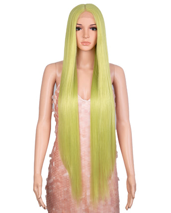 38 inch Super Long Straight Lace Wig Preplucked | LEMON Wig NOBLE Synthetic Lace Front Wigs |