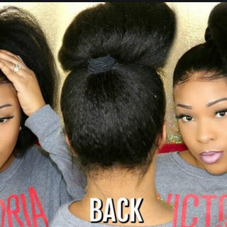 Showing & Securing the back of a 360 Lace Front Wig