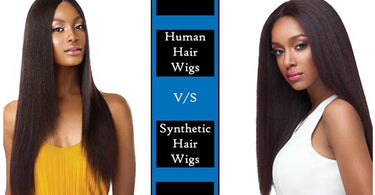 how to identify human hair from synthetic hair