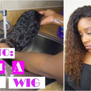 How to Wash The Lace Front Human Hair  Wigs In Easy Ways