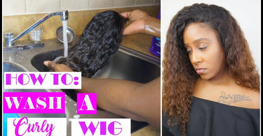 How to Wash The Lace Front Human Hair  Wigs In Easy Ways