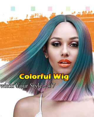 Colorful Wigs,Synthetic Lace Front Wigs