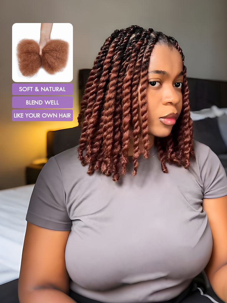 Noble KinkyBraid Pro Reddish Brown #33 Color Synthetic Kinky Twist Braids Hair Extension