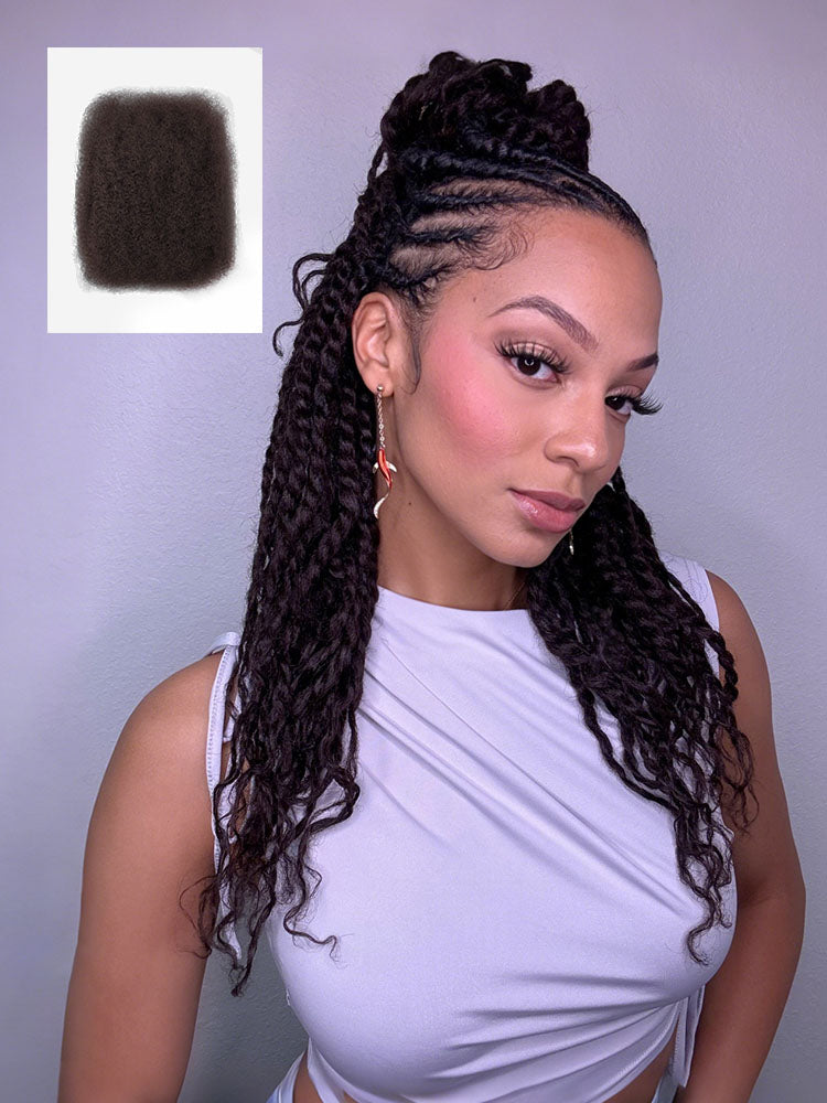 Noble KinkyBraid Pro Dark Brown #4 Color Synthetic Kinky Twist Braids Hair Extension