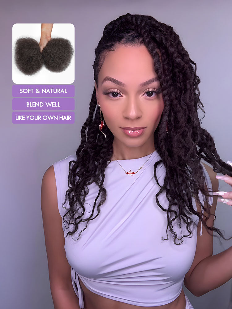 Noble KinkyBraid Pro Dark Brown #4 Color Synthetic Kinky Twist Braids Hair Extension