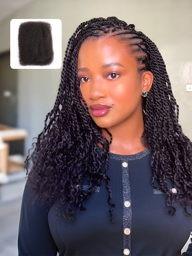 Noble KinkyBraid Pro Raven #2 Color Synthetic Kinky Twist Braids Hair Extension