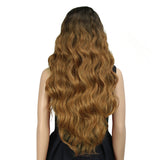 NOBLE Easy 360 Synthetic Lace Front Wigs | 13*6 Lace Frontal Wigs | 28 Inch Long Wavy Wig | MYSTER - Noblehair