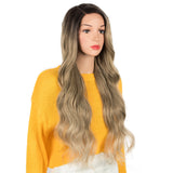 NOBLE Synthetic Lace Front Wig|29 Inch Body Wavy Lace Front Side Part Wig 4 Colors Available | Arika - Noblehair