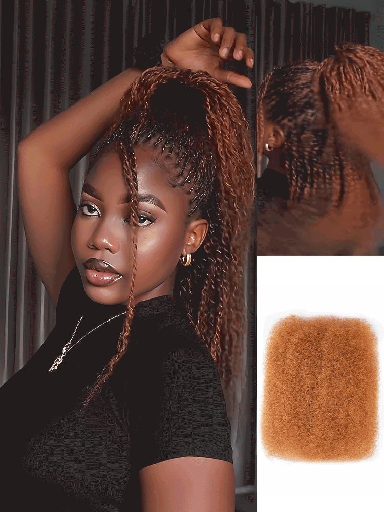 Noble KinkyBraid Pro Auburn Brown #30 Color Synthetic Kinky Twist Braids Hair Extension
