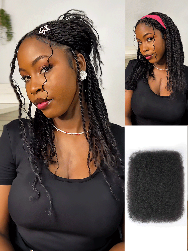 Noble KinkyBraid Pro Natural Black Synthetic Kinky Twist Braids Hair Extension