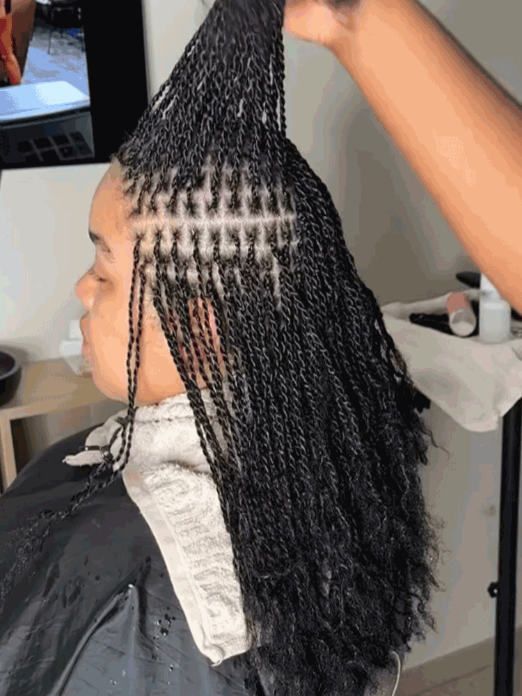 Noble KinkyBraid Pro Natural Black Synthetic Kinky Twist Braids Hair Extension