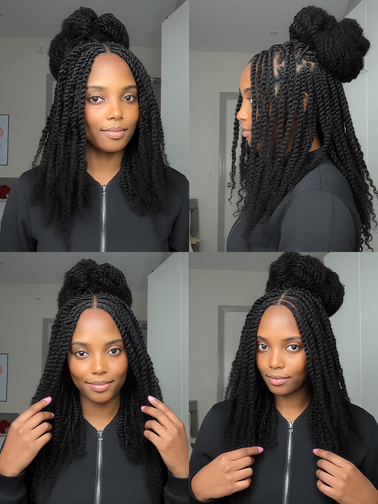 Noble KinkyBraid Pro Natural Black Synthetic Kinky Twist Braids Hair Extension