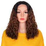 NOBLE Synthetic Lace Front Bob Wigs | 17 Inch Super Soft Bio Hair Wig | Curly Wavy Wigs 2 Colors | LOTTIE - Noblehair