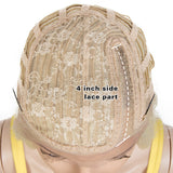 NOBLE Synthetic Lace Front Wigs | 28 Inch Long Straight Lace Wig Preplucked Side Part Lace Wig Ombre Color - Noblehair