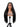 Noble Natural Black Straight 13×4.5×1 T Part Middle Part Synthetic Wig Lace Front Wigs 30 Inch