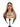 Noble #613 Ombre Color Straight Wig Light Weight Synthetic Wig 13×4×1 T Lace Middle Part Wig 28 Inch