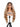 Noble Ombre Mixed Blonde Body Wave T-Part Lace Realistic Synthetic Hair 13×4×1 Lace Pre Plucked Wig 27 Inch