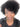 Noble 10 Inch Short Curly Afro Wig Side Part Lace Wig Black Color #1 Synthetic Wig