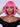 NOBLE Pink Short Bob Wig|12 Inches Straight Synthetic Wig with Bangs| Colorful Cosplay Wig for Women