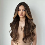 Gorgeous Long Wavy Butterfly Haircut Wigs - Synthetic Fiber Hair