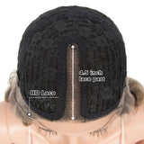 30 Inch Long Wavy Lace Front Middle Lace Part Wig linen Color Available | Reyna