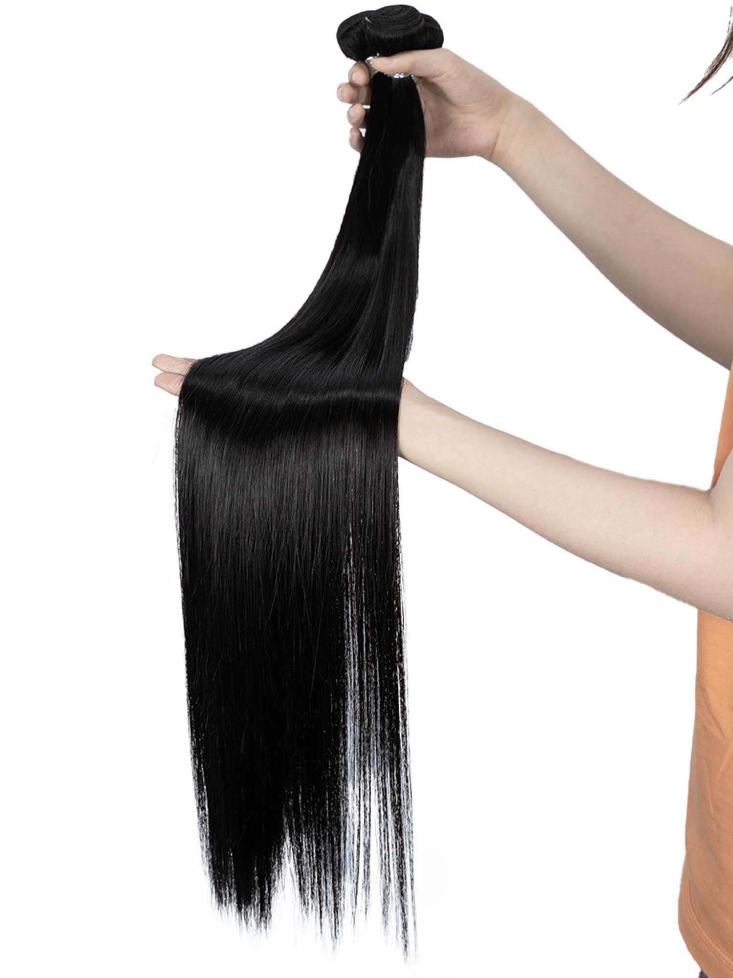 Noble 28 Inch Straight Hair Bundles Synthetic Hair Extensions  