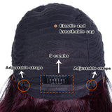NOBLE Synthetic Lace Front Wig| 26 Inch Body Wave Middle Part Lace Wig Ombre Color| WILMA - Noblehair