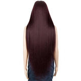 NOBLE Synthetic Lace Front Wigs | 37 inch Super Long Straight Lace Wig Preplucked | Softer Bio Hair Wig 5 Colors - Noblehair