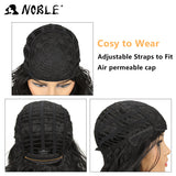 NOBLE Synthetic Non Lace Wig|Natural Wave 12 inches Short Curly BOB Hair Wigs| Colorful Wig GEMMA - Noblehair