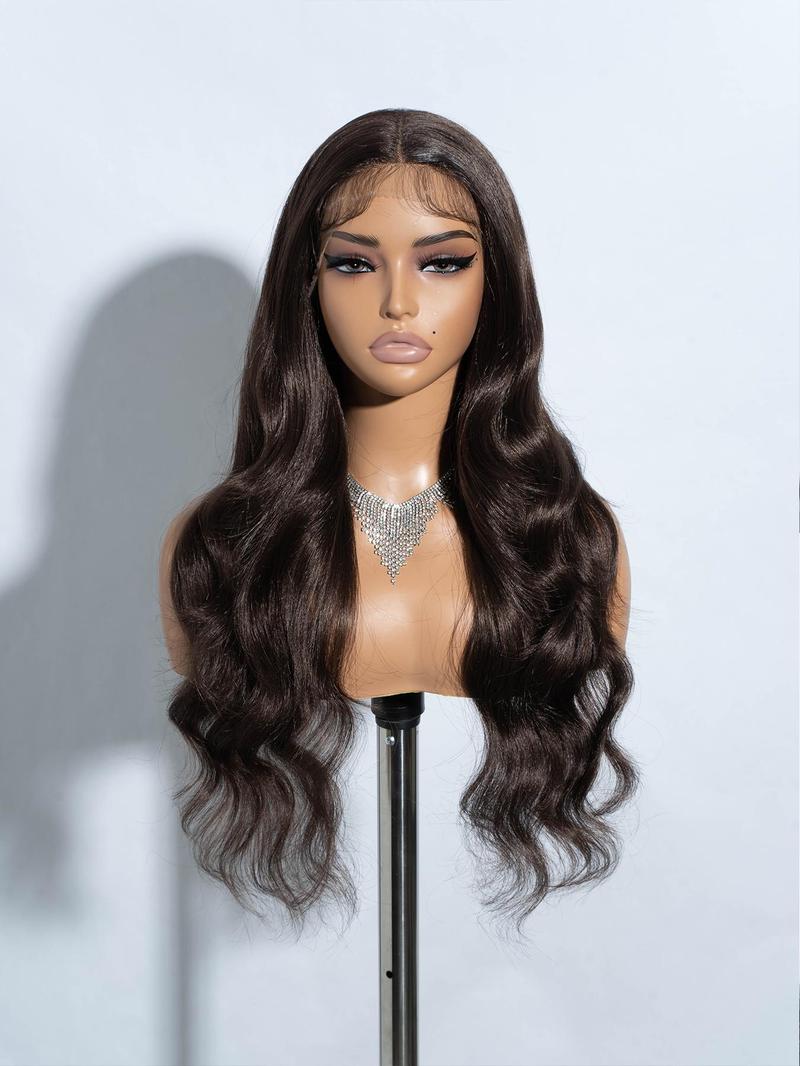 Noble Layered Cut Synthetic Loose Body Wave Lace Front Wigs 26 Inch