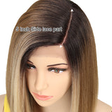 NOBLE Synthetic Lace Front Wig | Straight Lace Front Wig Side Part Wig 16 Inch For Women | EMA - Noblehair