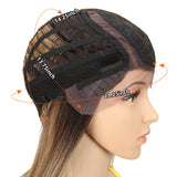 NOBLE Synthetic Lace Front Wig | Straight Lace Front Wig Side Part Wig 16 Inch For Women | EMA - Noblehair