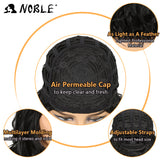 NOBLE Synthetic Non Lace Wig|Natural Wave 12 inches Short Curly BOB Hair Wigs| Colorful Wig GEMMA - Noblehair