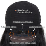 NOBLE Easy 360 Synthetic Lace Front Wigs | 13*6 Lace Frontal Wigs | 28 Inch Long Wavy Wig | MYSTER - Noblehair