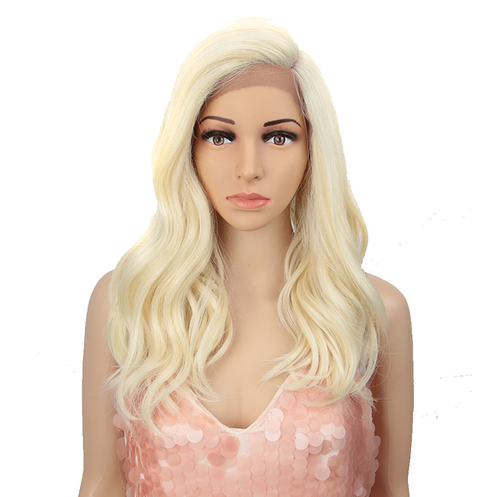 NOBLE Synthetic Lace Front Wig | 19 Inch Side Lace Part Wavy Wigs | F Helens - Noblehair