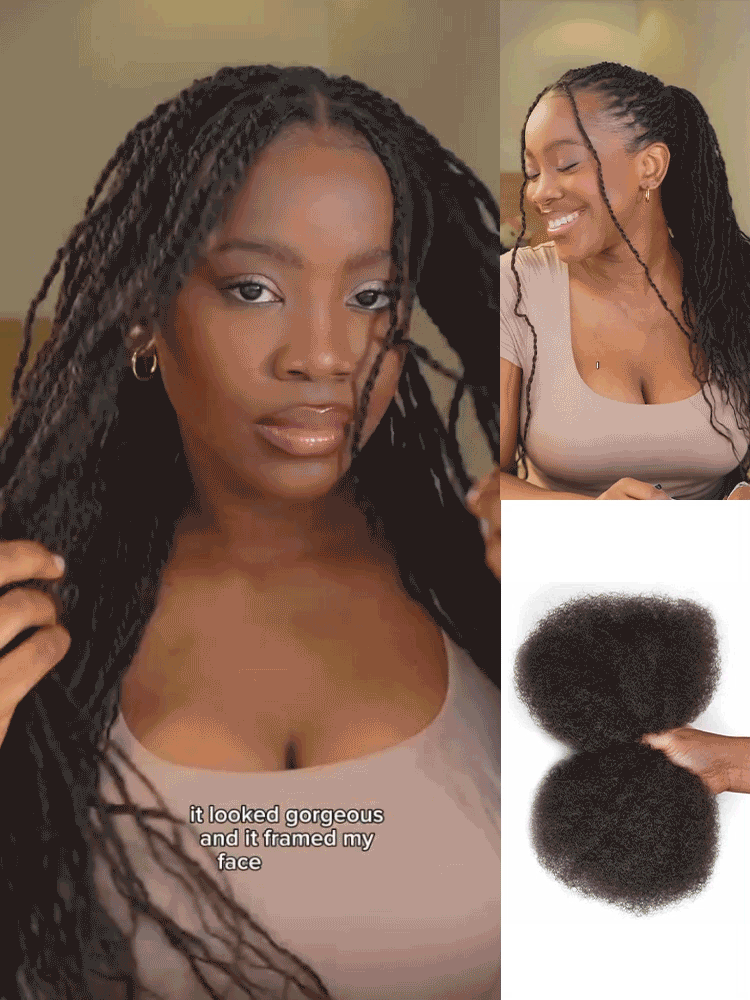 Noble KinkyBraid Pro Dark Brown #4 Color Synthetic Kinky Twist Braids Hair Extension