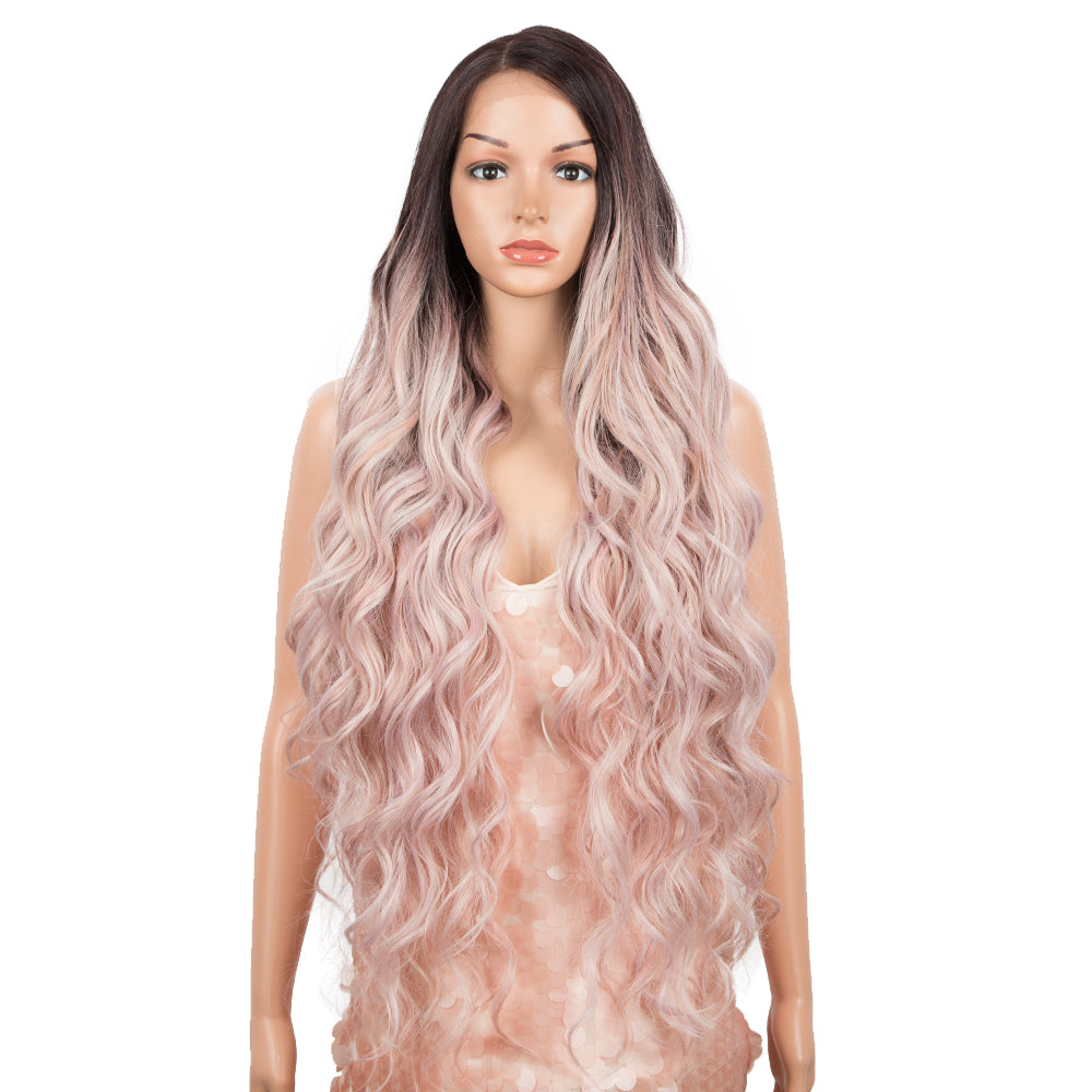NOBLE Easy 360 Synthetic Wigs | 13*6 Lace Frontal Long Body Wavy Wig | 36 Inch AMALFI - Noblehair