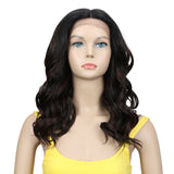 NOBLE Vanessa Synthetic Lace Front Wavy Wig (Middle Part) | 18 Inch  |TTFV1B-433F - Noblehair