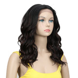 NOBLE Vanessa Synthetic Lace Front Wavy Wig (Middle Part) | 18 Inch  |TTFV1B-433F - Noblehair