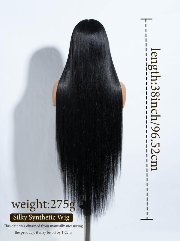 Noble 38 Inch 13X4X1 Silky Straight Lace Front Wigs Pre Plucked For Women
