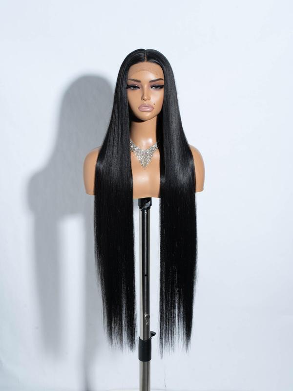 Noble 38 Inch 13X4X1 Silky Straight Lace Front Wigs Pre Plucked For Women