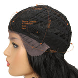 NOBLE Vanessa Synthetic Lace Front Wavy Wig (Middle Part) | 18 Inch  |TTFV1B-433F - Noblehair