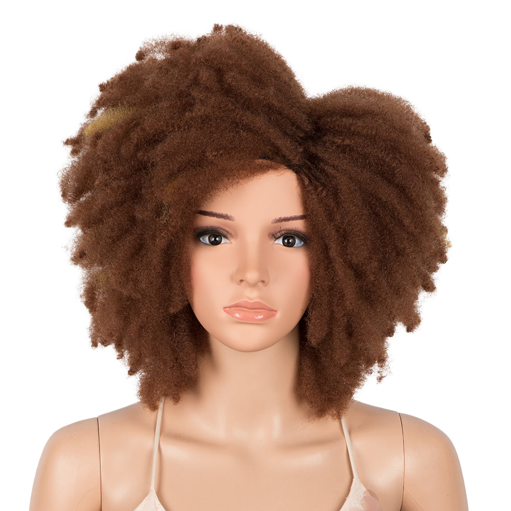 Clearance Sale 9.5 Inch Short Afro Braided Dreadlocks Wig