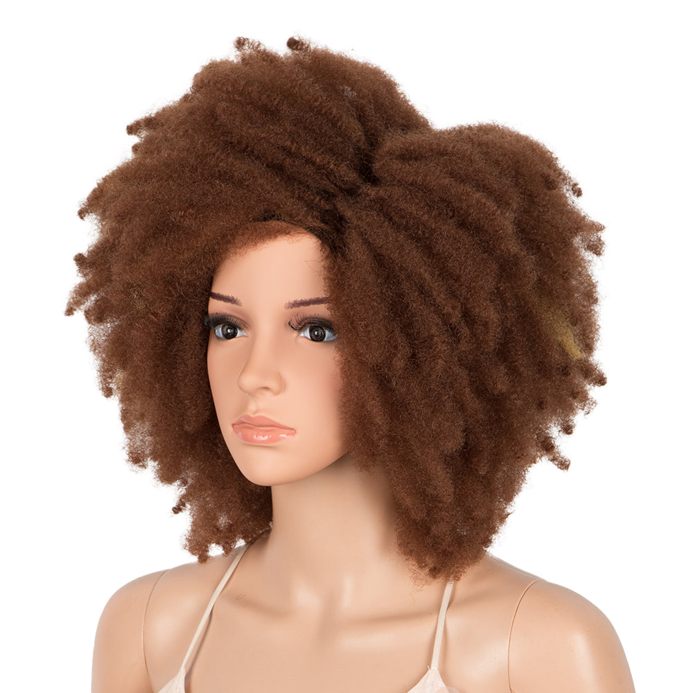 Clearance Sale 9.5 Inch Short Afro Braided Dreadlocks Wig