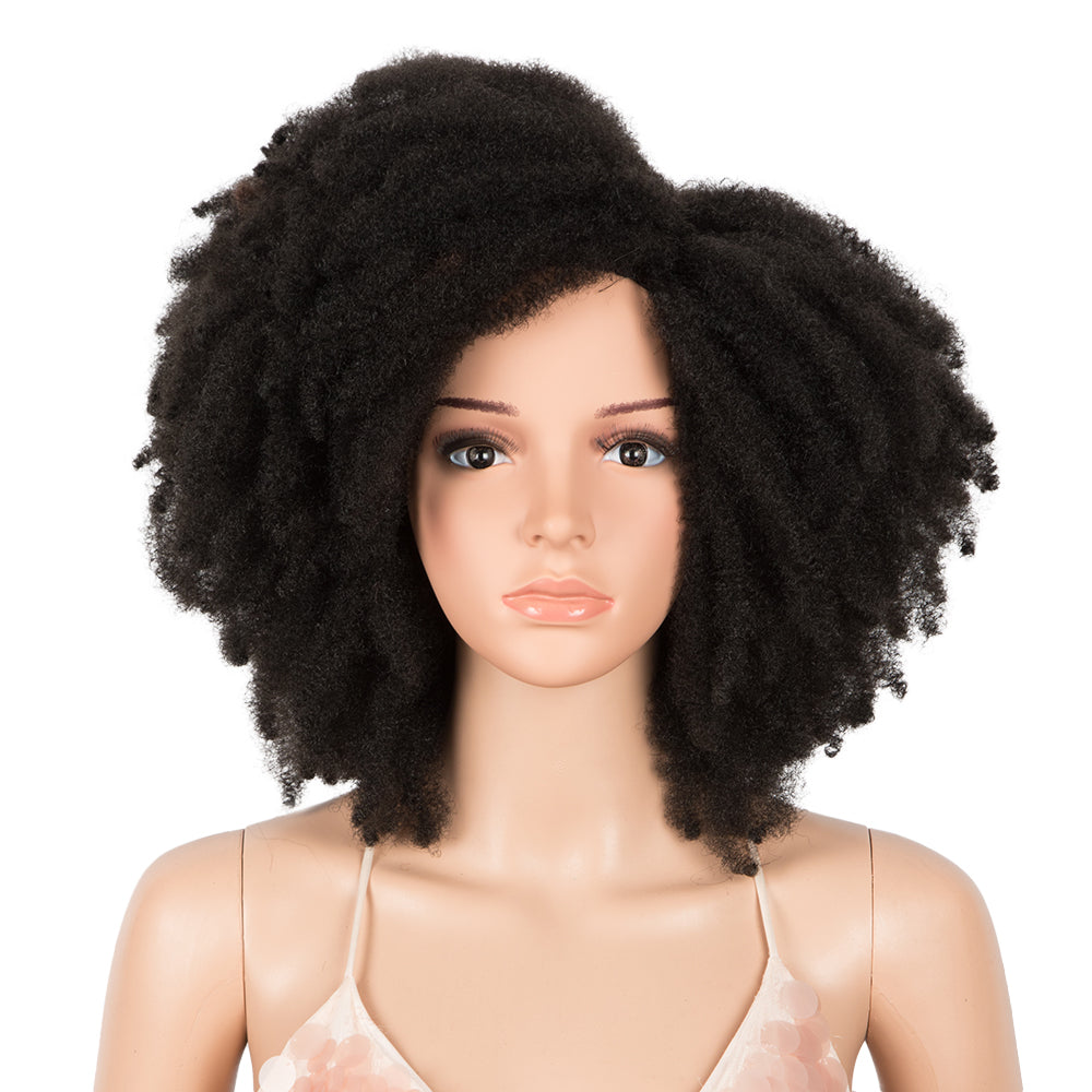 Clearance Sale 9.5 Inch Short Afro Braided Dreadlocks Wig