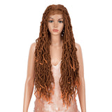 32 inches Crochet Hair Lace Front Faux Locs Wigs | NEW LOCS 32