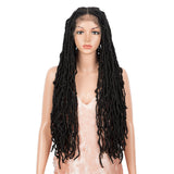 32 inches Crochet Hair Lace Front Faux Locs Wigs | NEW LOCS 32