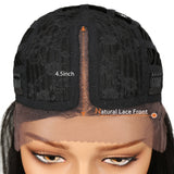 NOBLE Human Hair Lace Front Wig | 16 Inch Lob Straight Hair | Ombre Blue | F Page - Noblehair